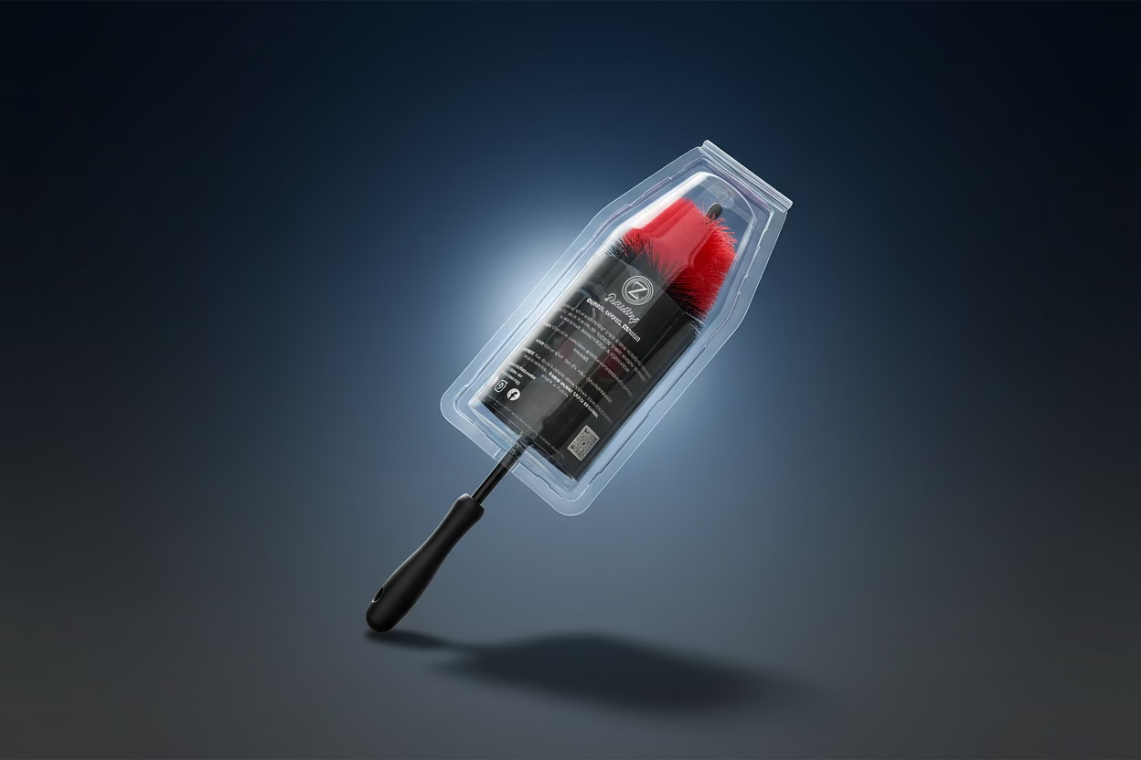 Wheels Barrel Brush