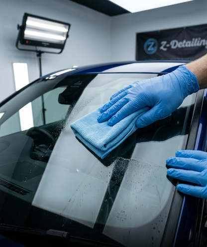 Zian Detailing Crystal Clear Glass Cloth – Premium Streak-Free Finish