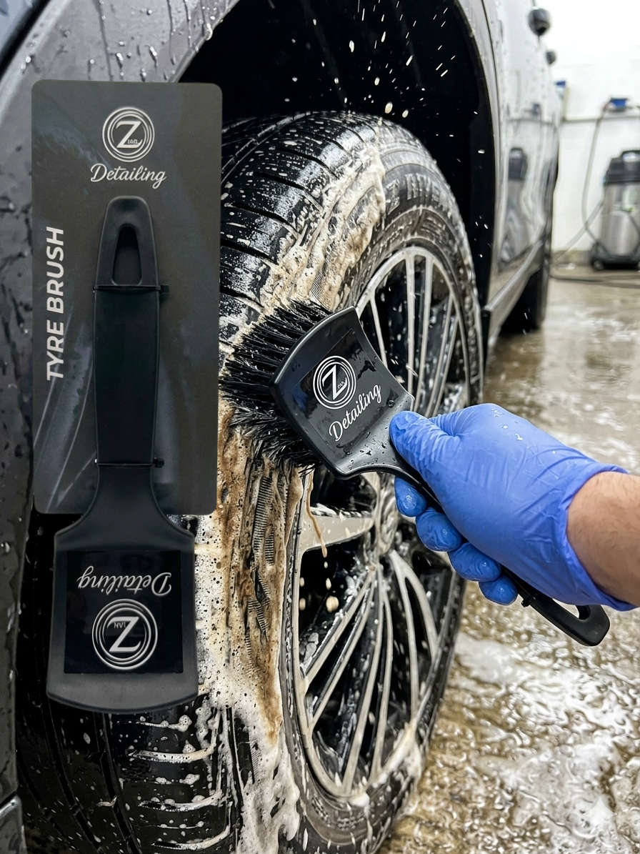 Heavy-Duty Tire Scrub Brush